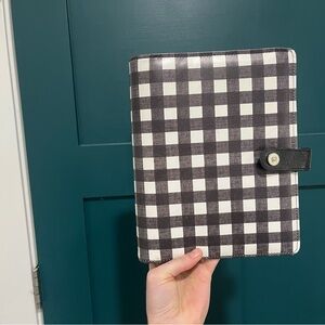 Hobby Lobby Black and White Checkered Planner